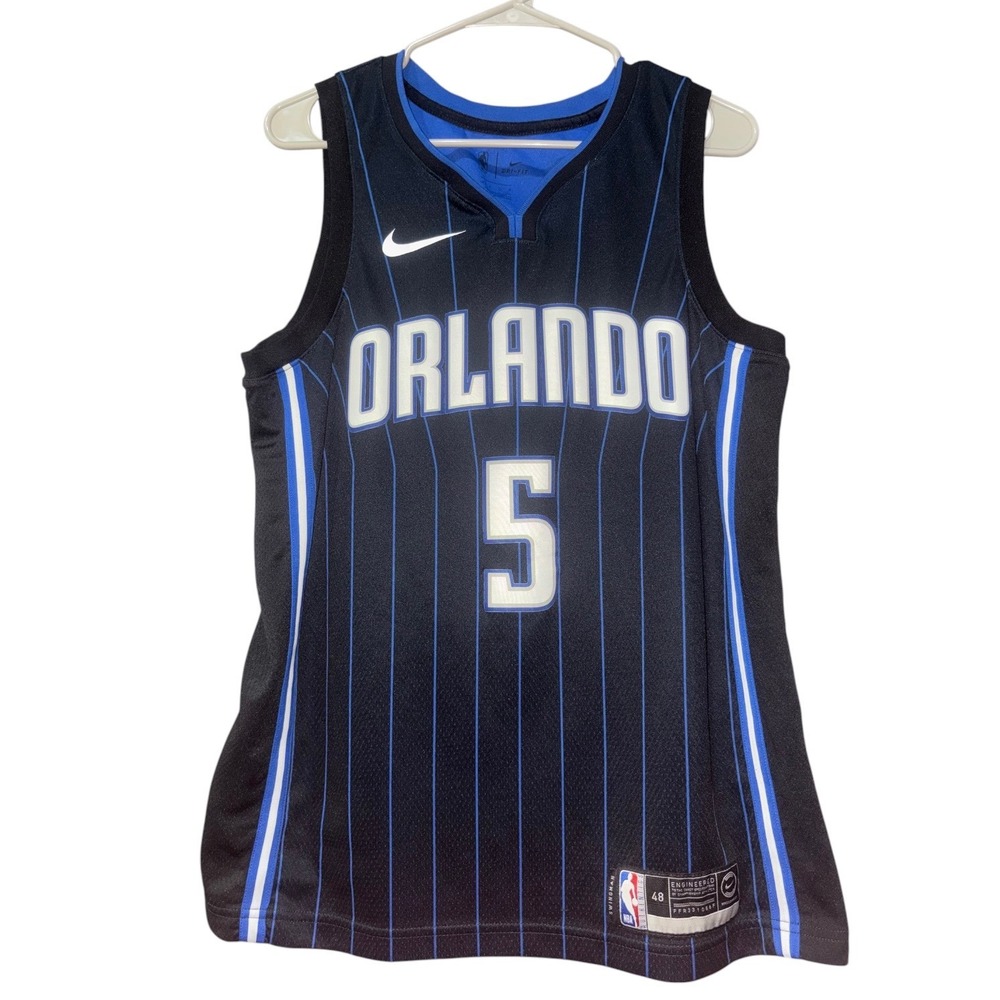 Nike Orlando Magic Mohamed Bamba #5 Dri-FIT Swingman Jersey Black Size 48 L